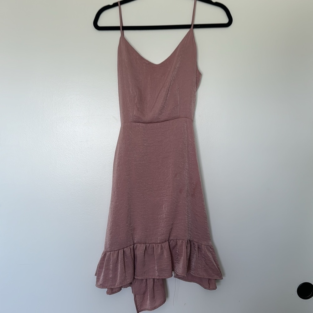 Blush Pink Soft Short Dress (Pink Lily) - Picture 4 of 6